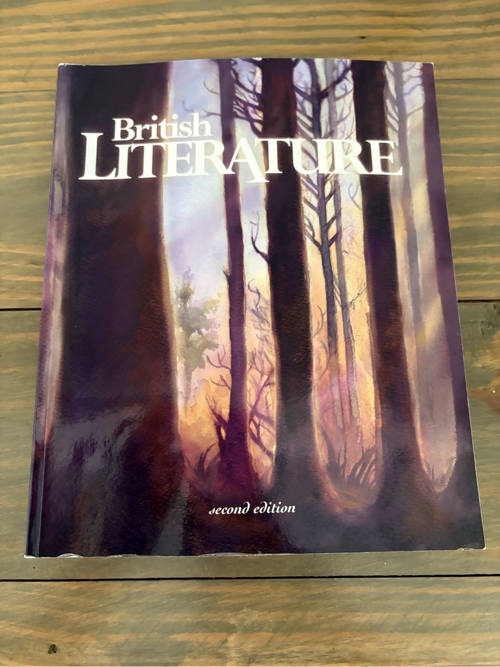 EUC BJU PRESS (Bob Jones) Homeschool BRITISH LITERATURE 2nd Edition Textbook